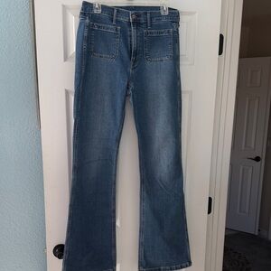 GAP Women's Flare Jeans in Denim Blue